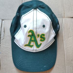 New Era Green and Yellow Oakland Baseball Cap